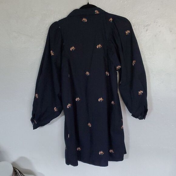 Y.A.S Embroidered Tunic Or Mini Dress with Balloon Sleeves Size S - Picture 10 of 15